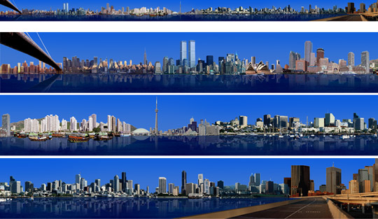 production, Photoshop Montage Cityscape